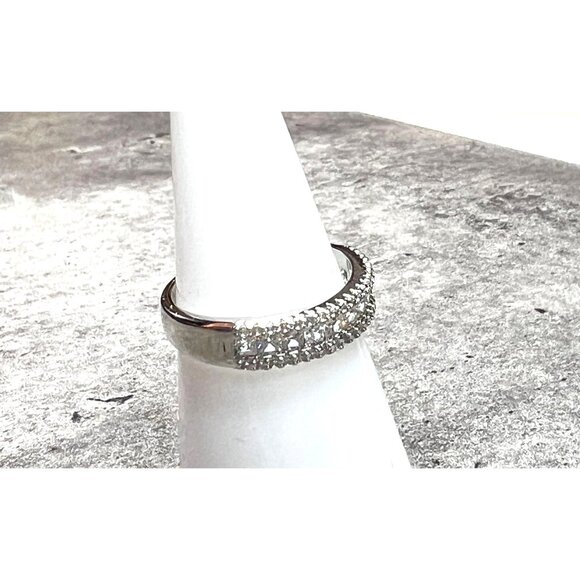 Ring Bomb Party Ring, size 7, CZ looking mini stones - Picture 2 of 5